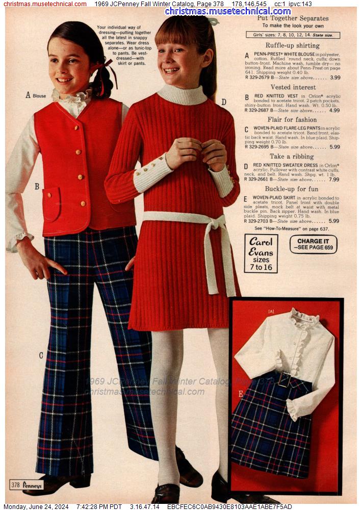 1969 JCPenney Fall Winter Catalog, Page 378