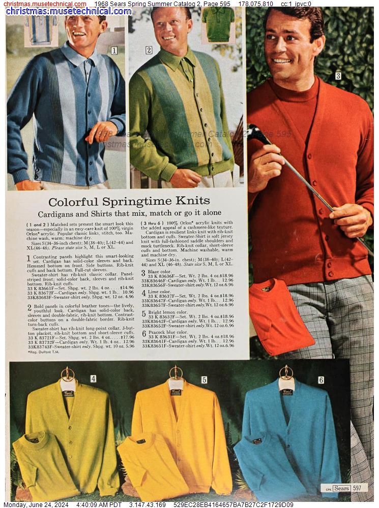 1968 Sears Spring Summer Catalog 2, Page 595