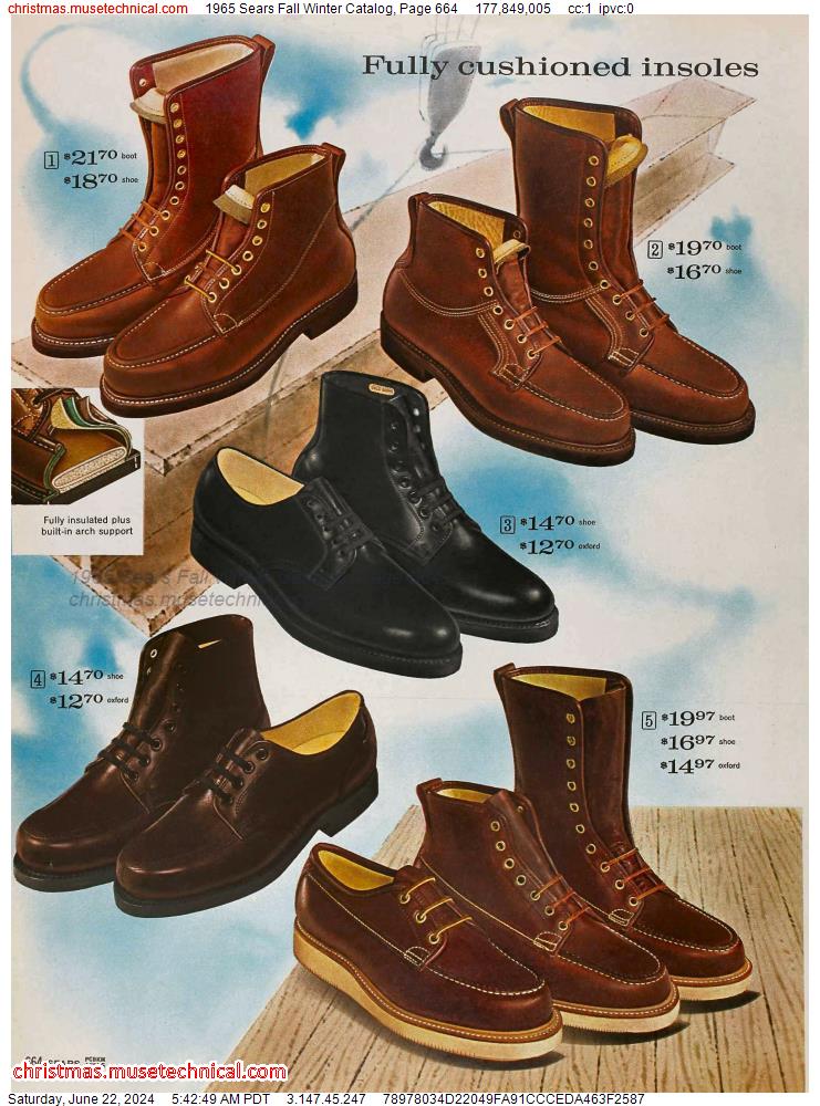 1965 Sears Fall Winter Catalog, Page 664