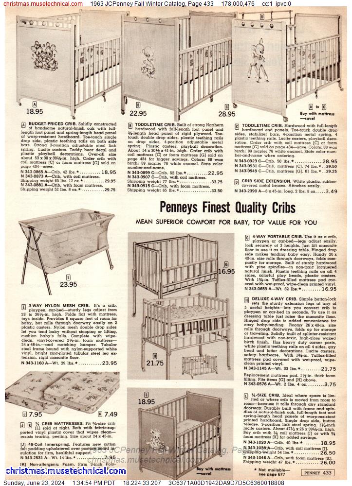 1963 JCPenney Fall Winter Catalog, Page 433