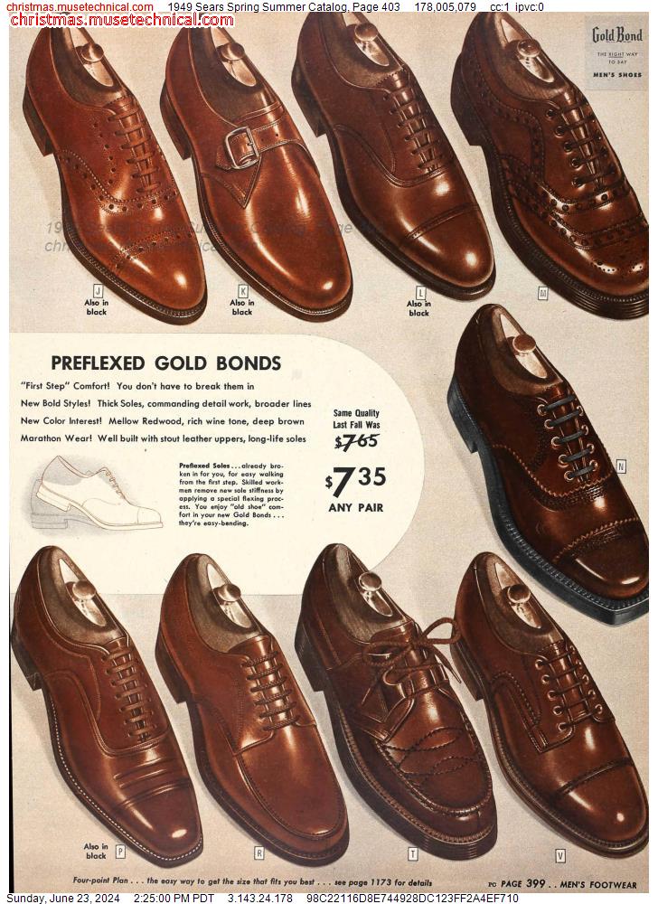 1949 Sears Spring Summer Catalog, Page 403