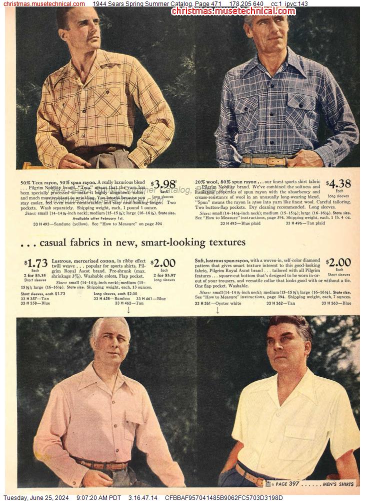 1944 Sears Spring Summer Catalog, Page 471