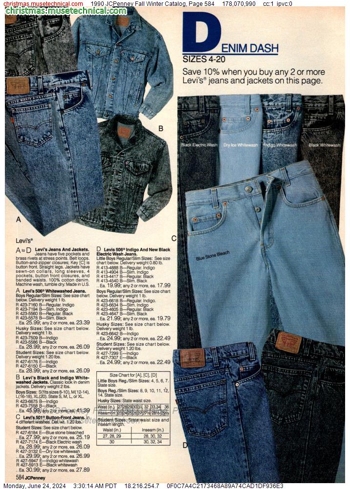 1990 JCPenney Fall Winter Catalog, Page 584