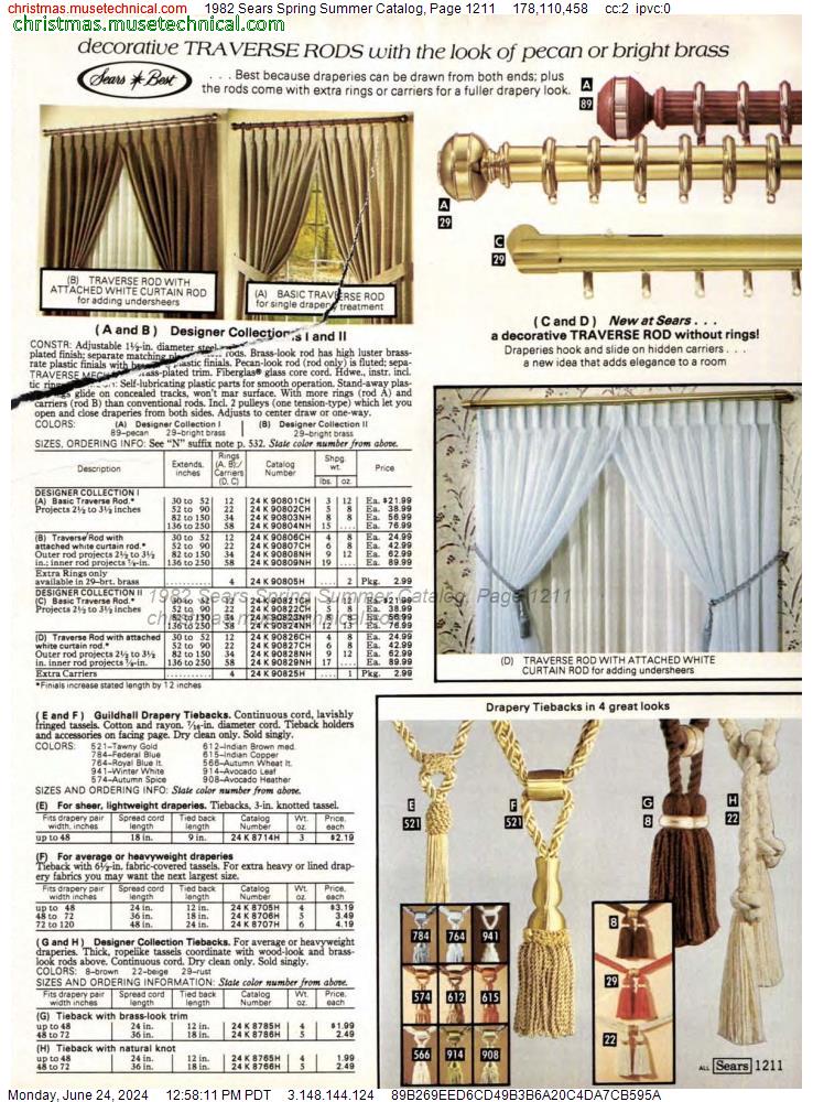 1982 Sears Spring Summer Catalog, Page 1211