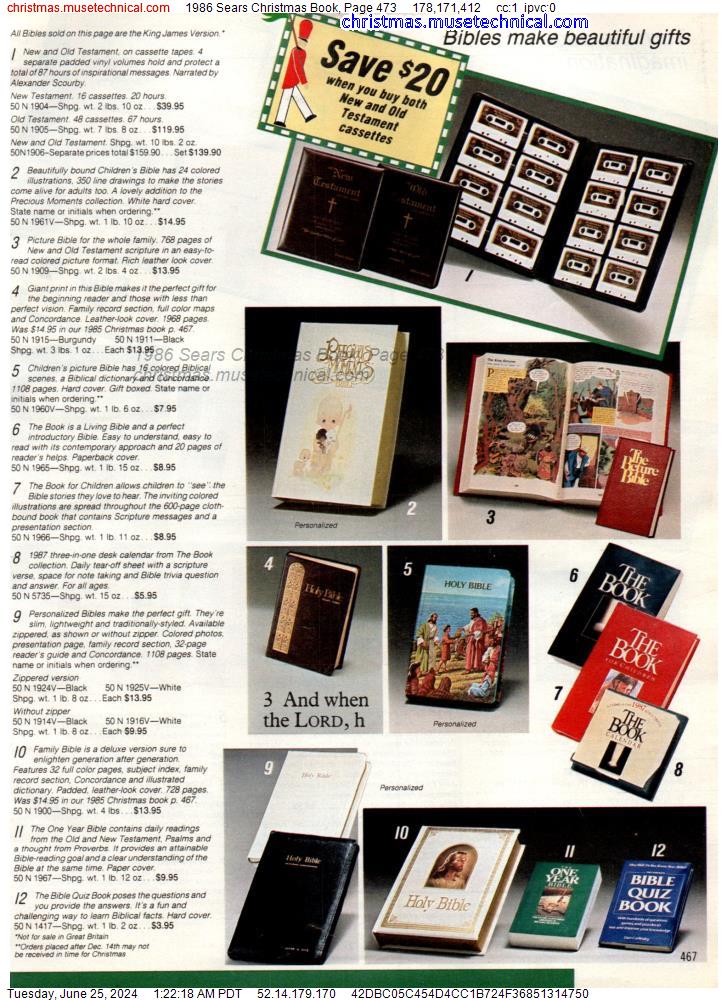1986 Sears Christmas Book, Page 473