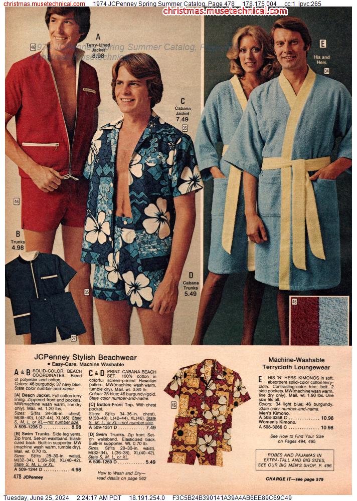 1974 JCPenney Spring Summer Catalog, Page 478