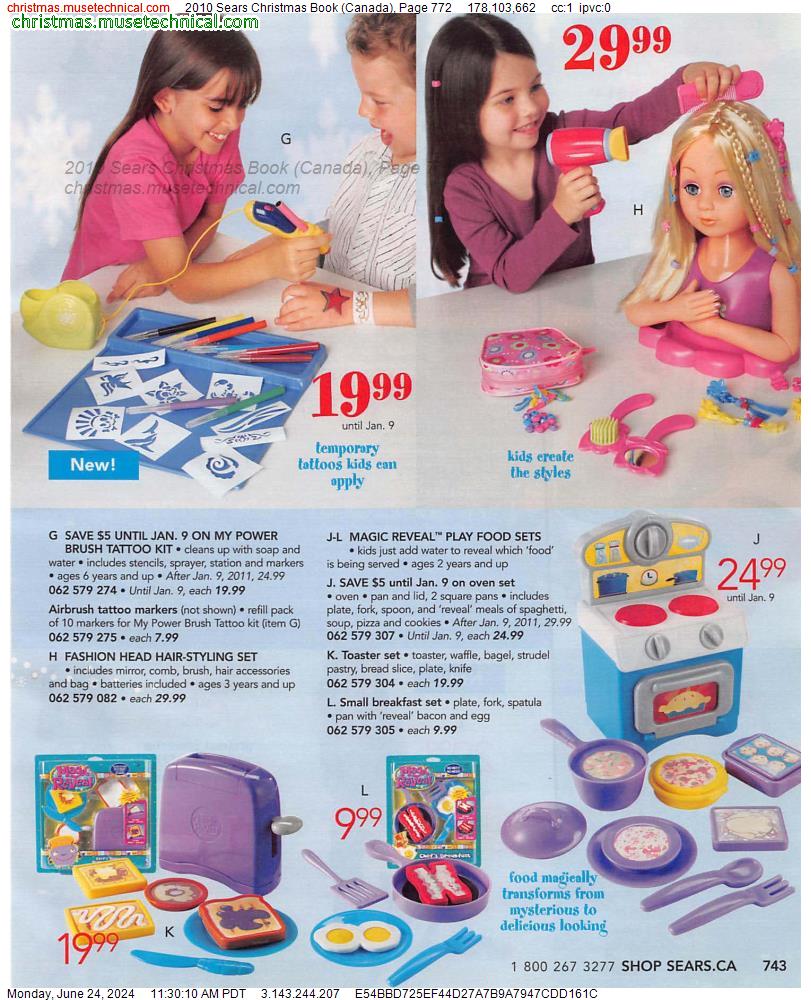 2010 Sears Christmas Book (Canada), Page 772
