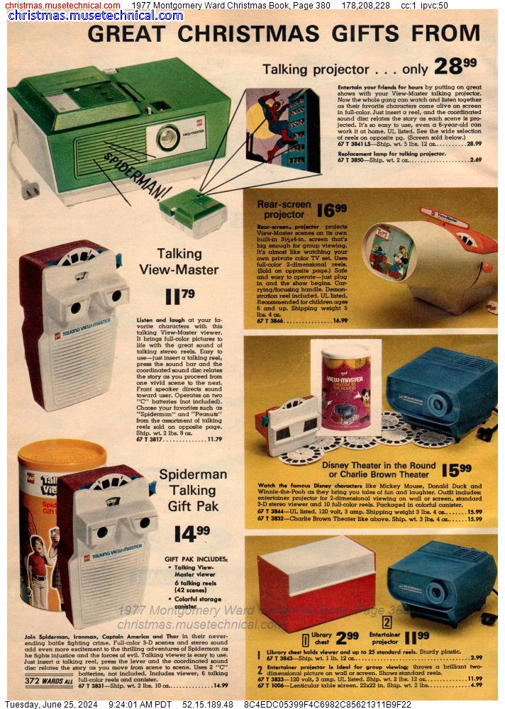 1977 Montgomery Ward Christmas Book, Page 380