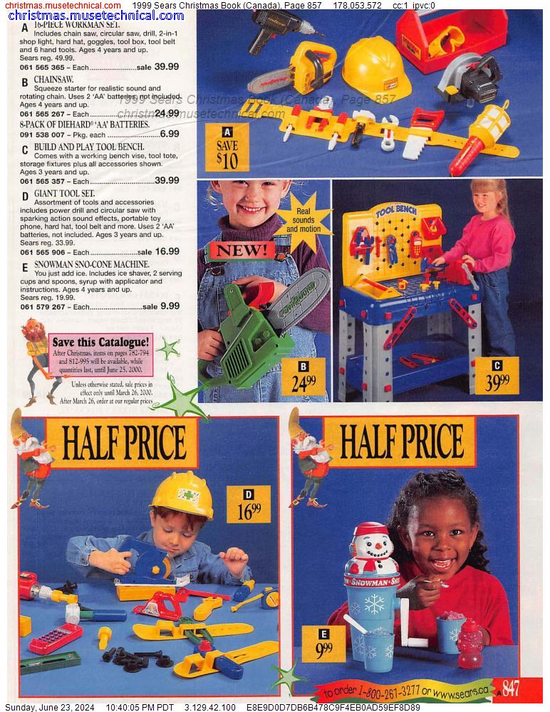 1999 Sears Christmas Book (Canada), Page 857