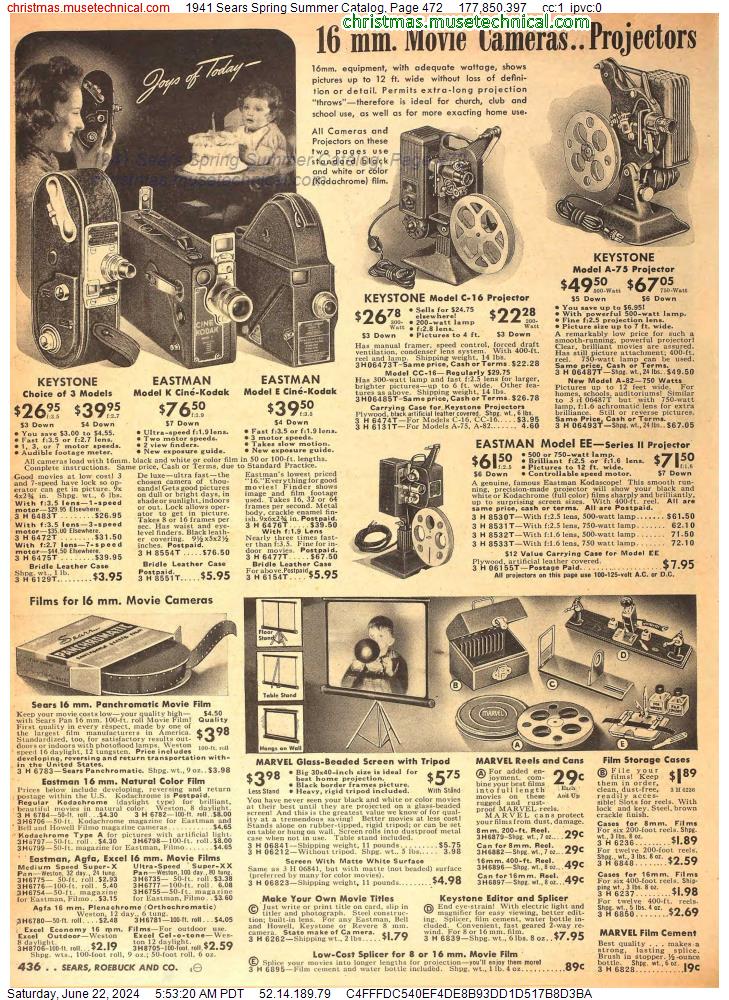 1941 Sears Spring Summer Catalog, Page 472