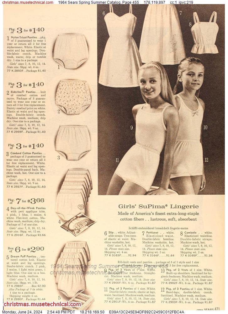 1964 Sears Spring Summer Catalog, Page 455