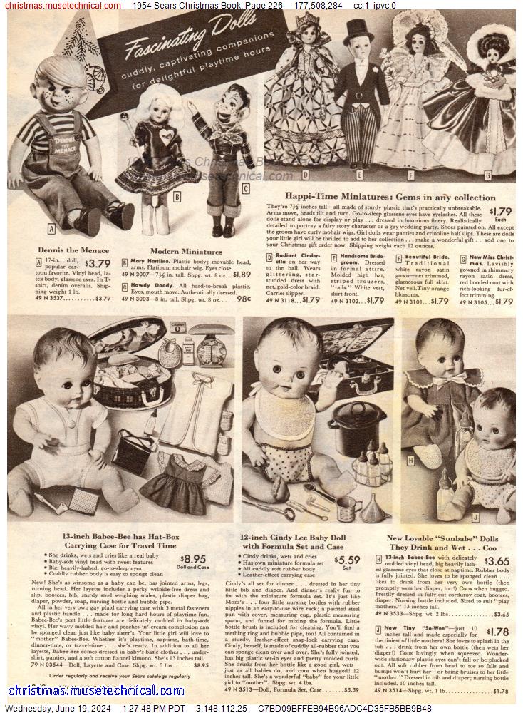 1954 Sears Christmas Book, Page 226