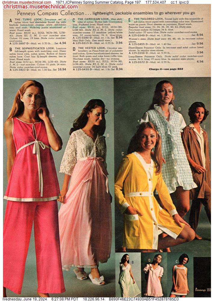 1971 JCPenney Spring Summer Catalog, Page 197