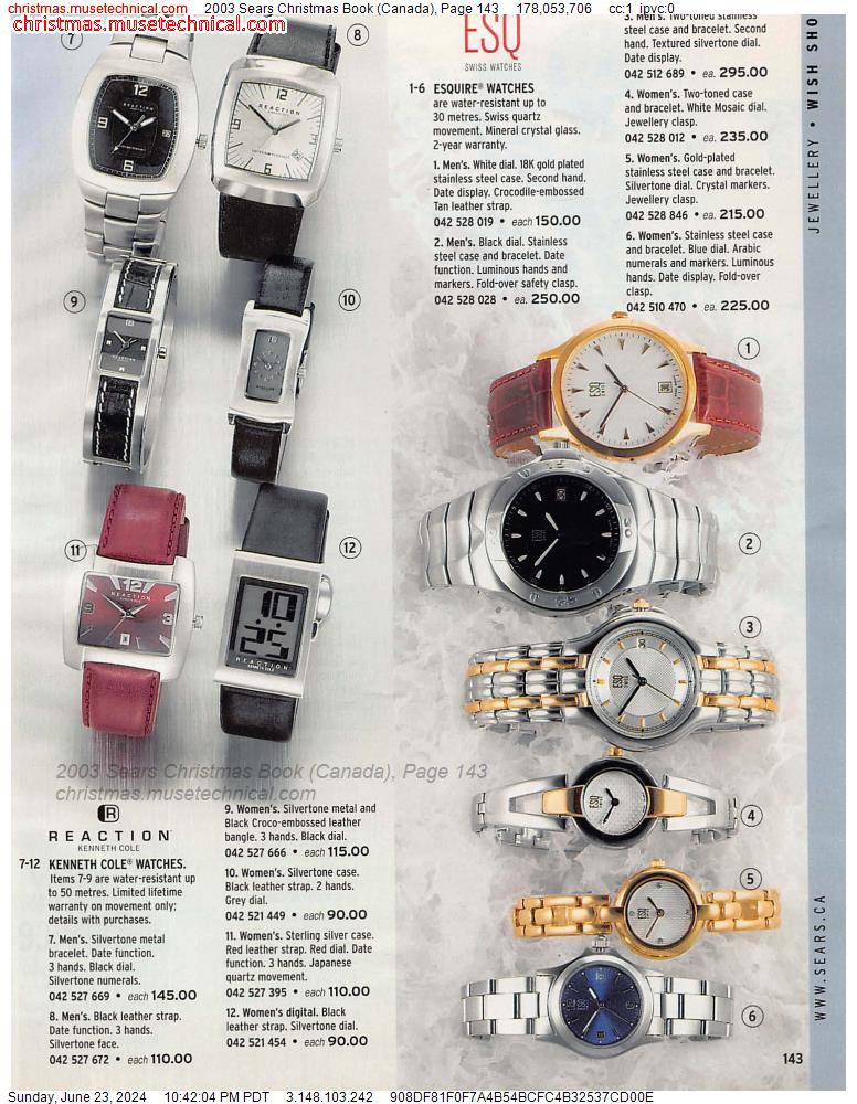 2003 Sears Christmas Book (Canada), Page 143