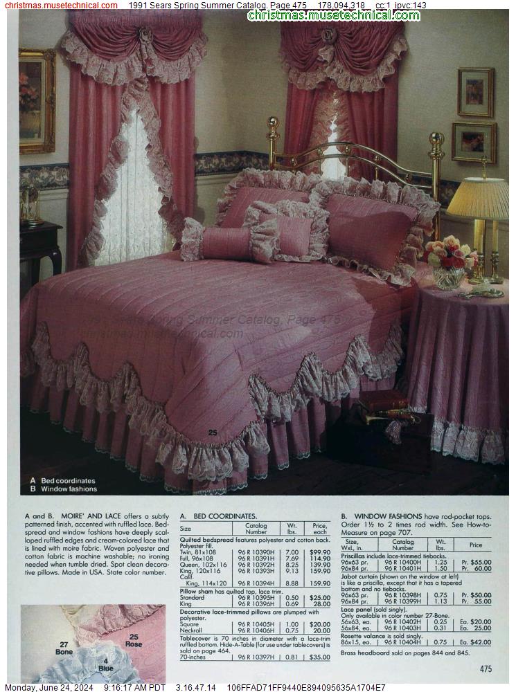1991 Sears Spring Summer Catalog, Page 475