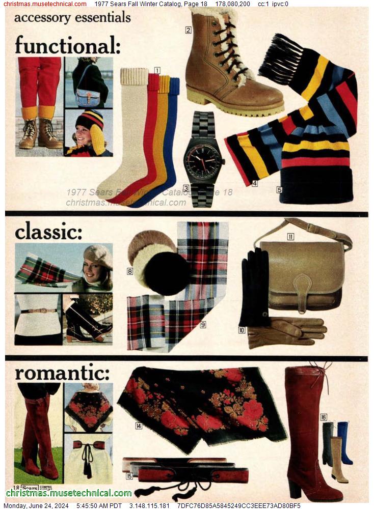 1977 Sears Fall Winter Catalog, Page 18