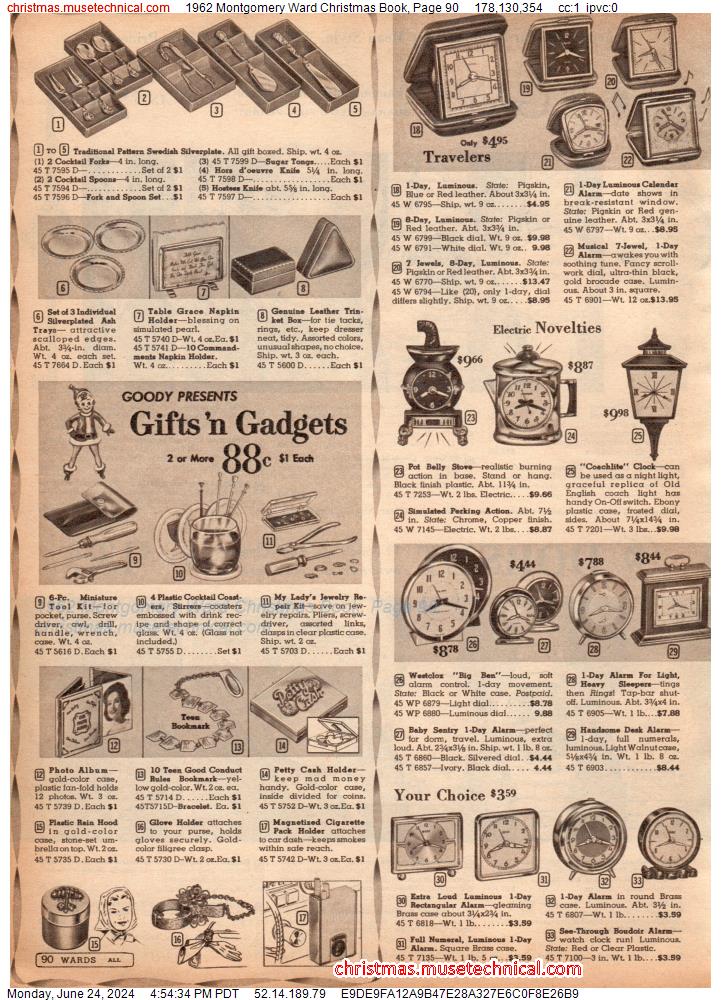 1962 Montgomery Ward Christmas Book, Page 90