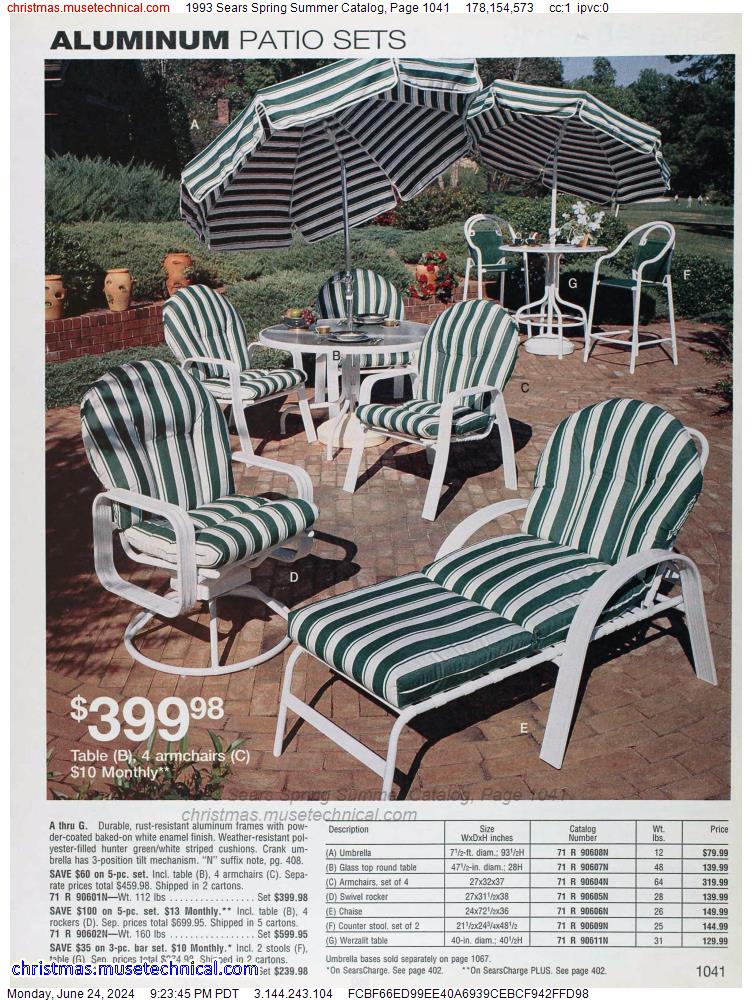 1993 Sears Spring Summer Catalog, Page 1041