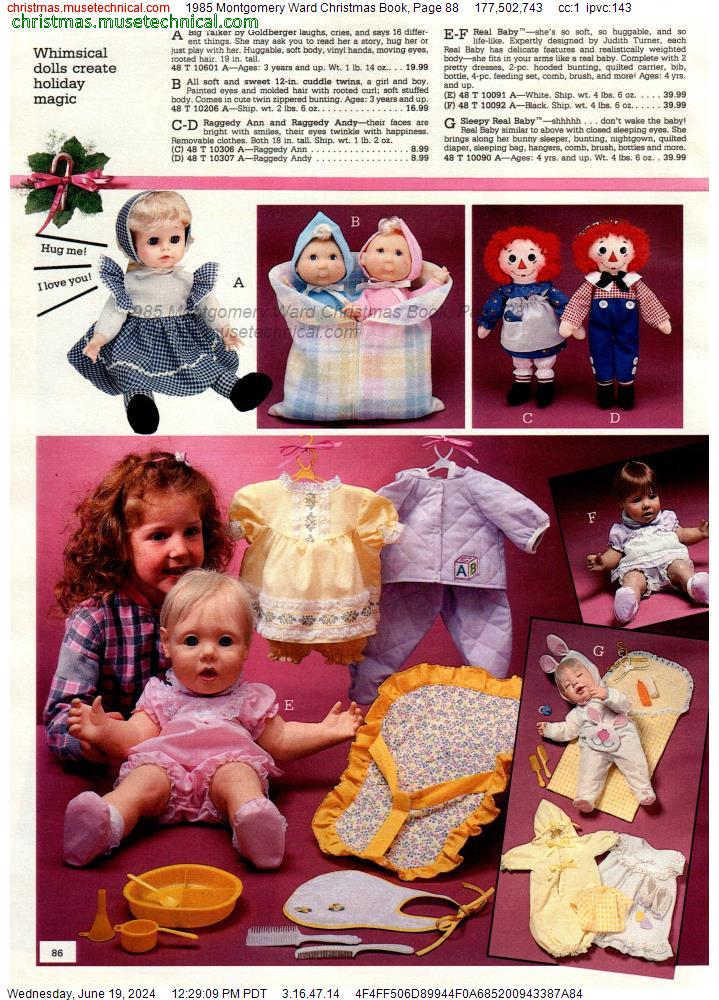 1985 Montgomery Ward Christmas Book, Page 88