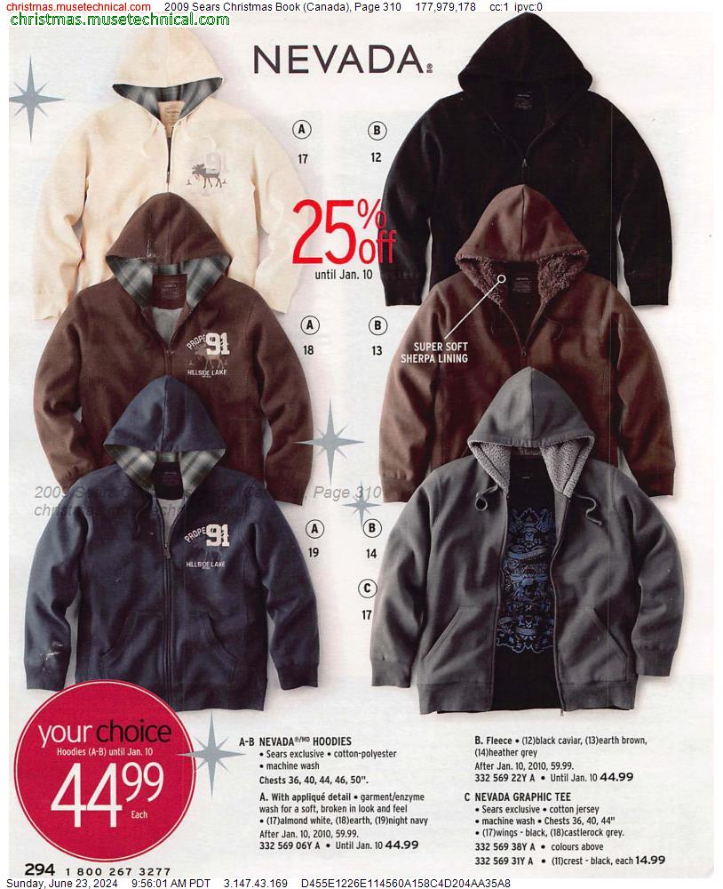 2009 Sears Christmas Book (Canada), Page 310