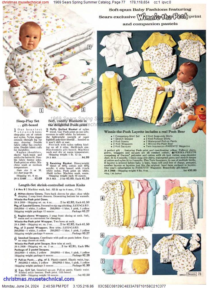 1969 Sears Spring Summer Catalog, Page 77