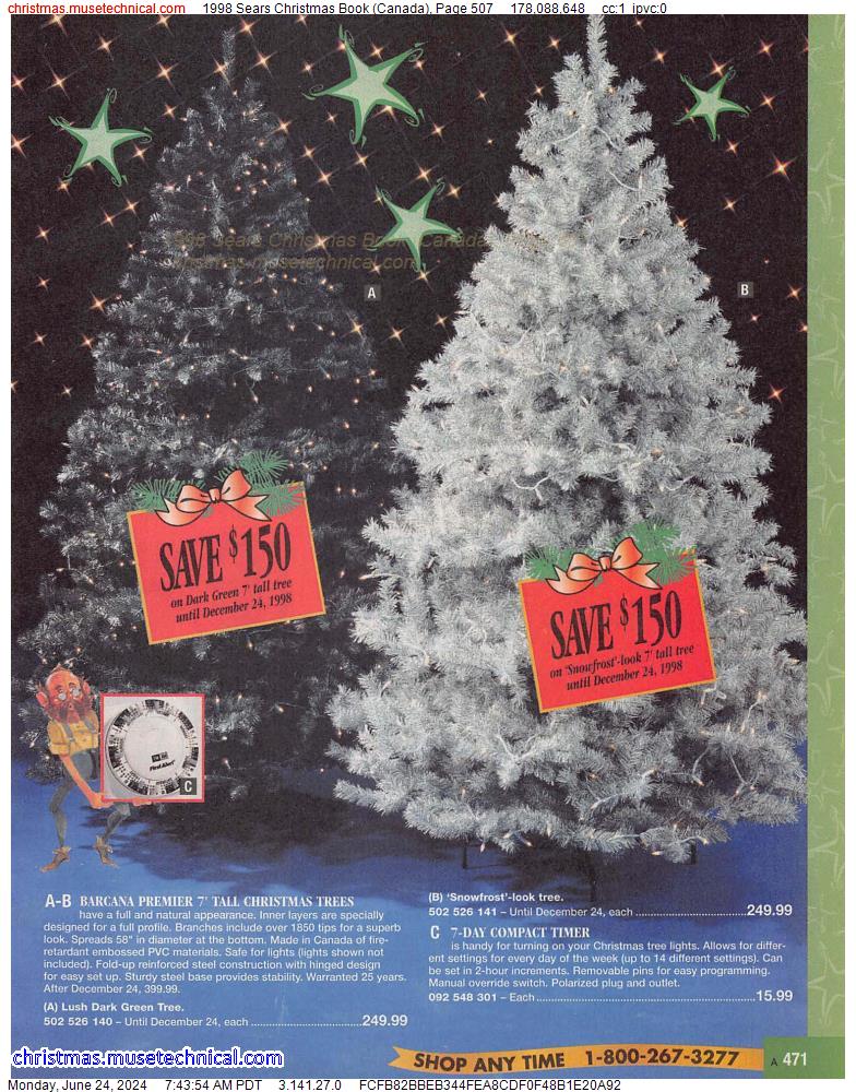 1998 Sears Christmas Book (Canada), Page 507