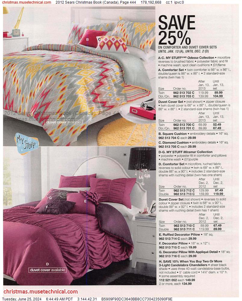 2012 Sears Christmas Book (Canada), Page 444