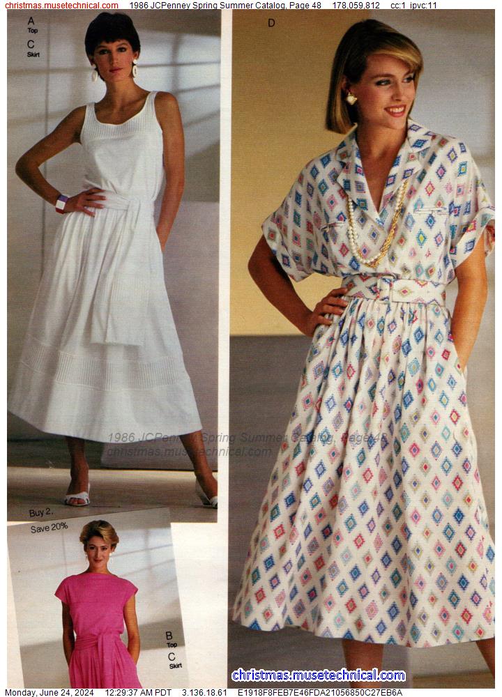 1986 JCPenney Spring Summer Catalog, Page 48