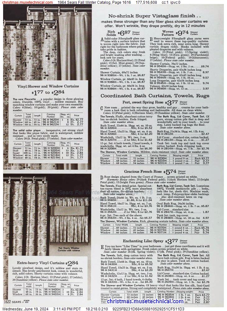 1964 Sears Fall Winter Catalog, Page 1616