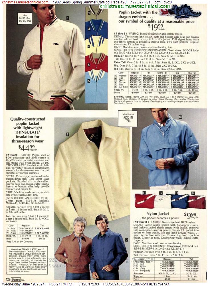 1982 Sears Spring Summer Catalog, Page 428