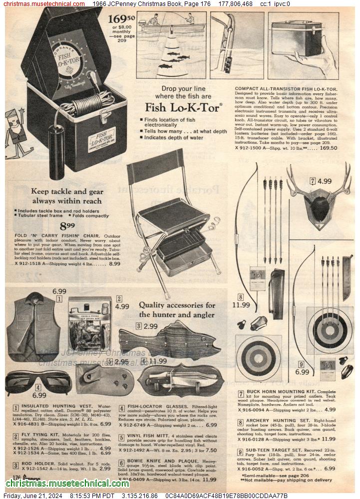 1966 JCPenney Christmas Book, Page 176