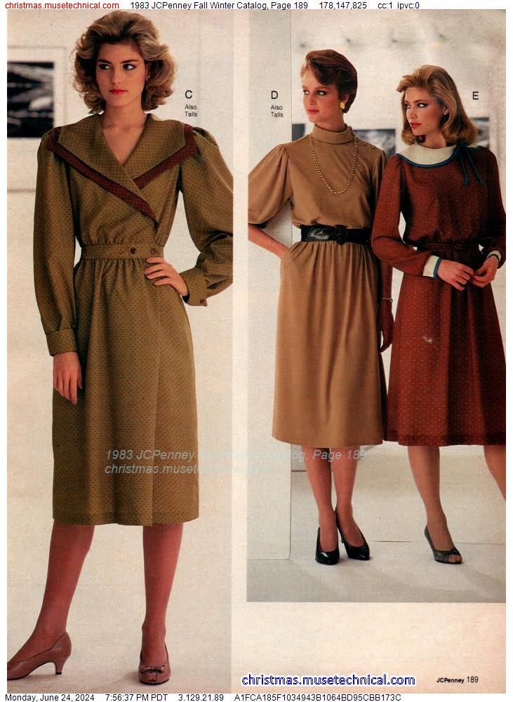 1983 JCPenney Fall Winter Catalog, Page 189