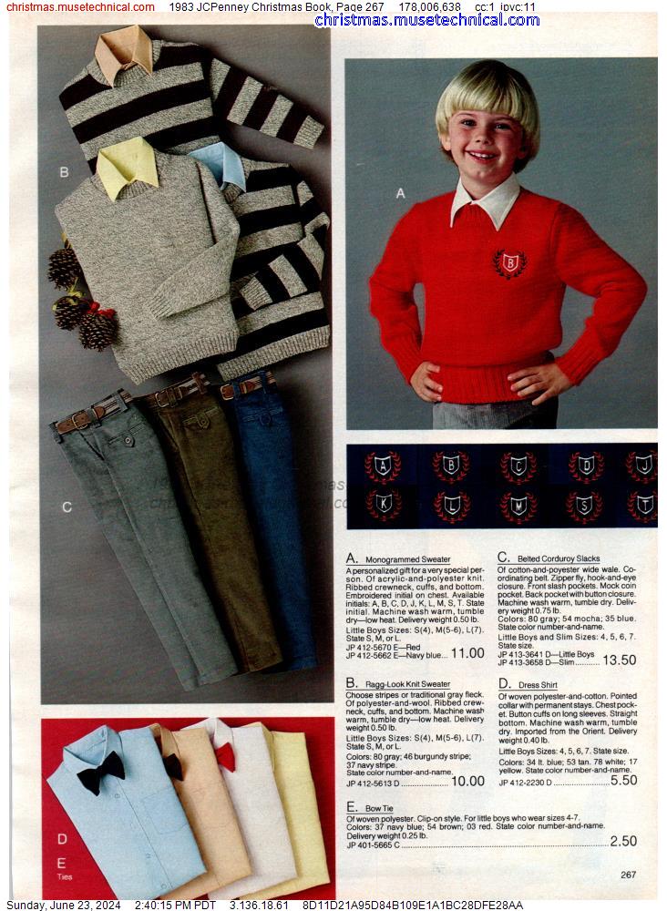 1983 JCPenney Christmas Book, Page 267