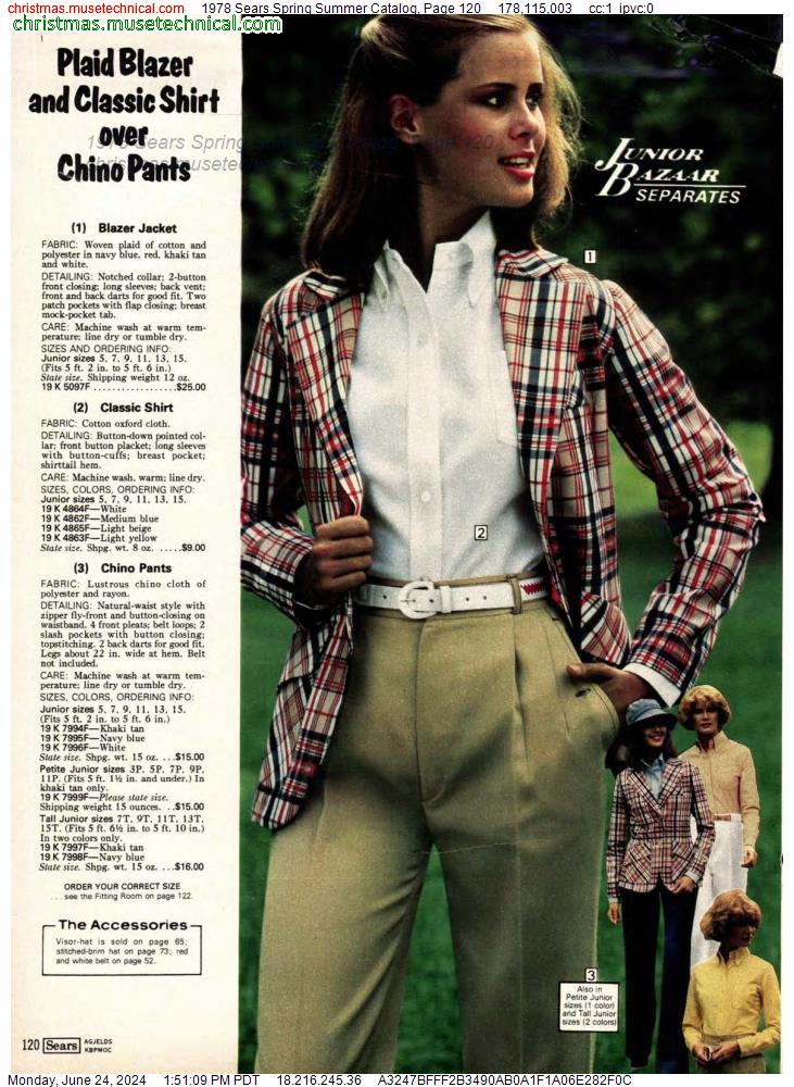 1978 Sears Spring Summer Catalog, Page 120