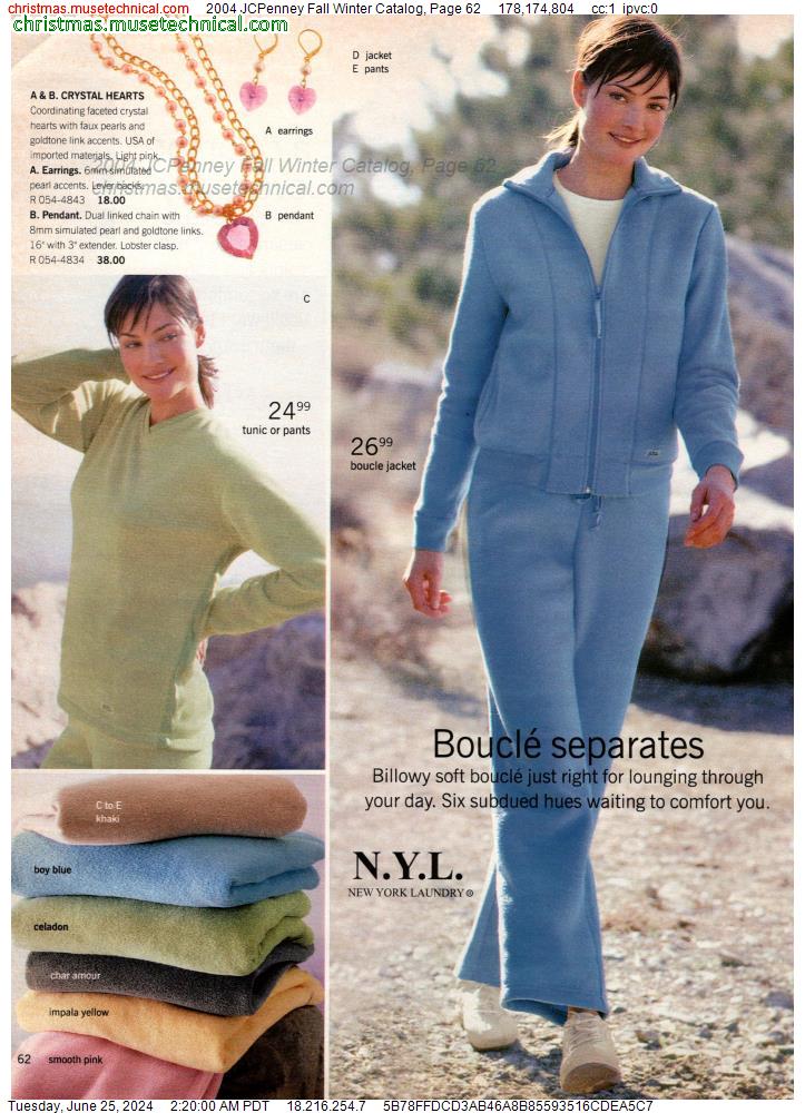 2004 JCPenney Fall Winter Catalog, Page 62