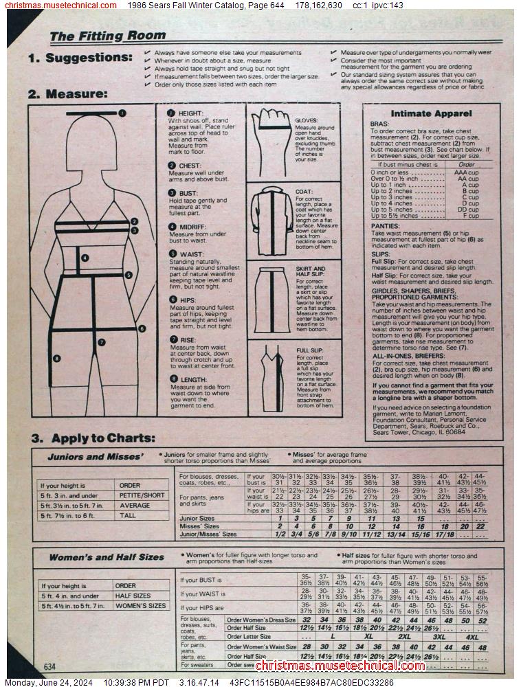 1986 Sears Fall Winter Catalog, Page 644