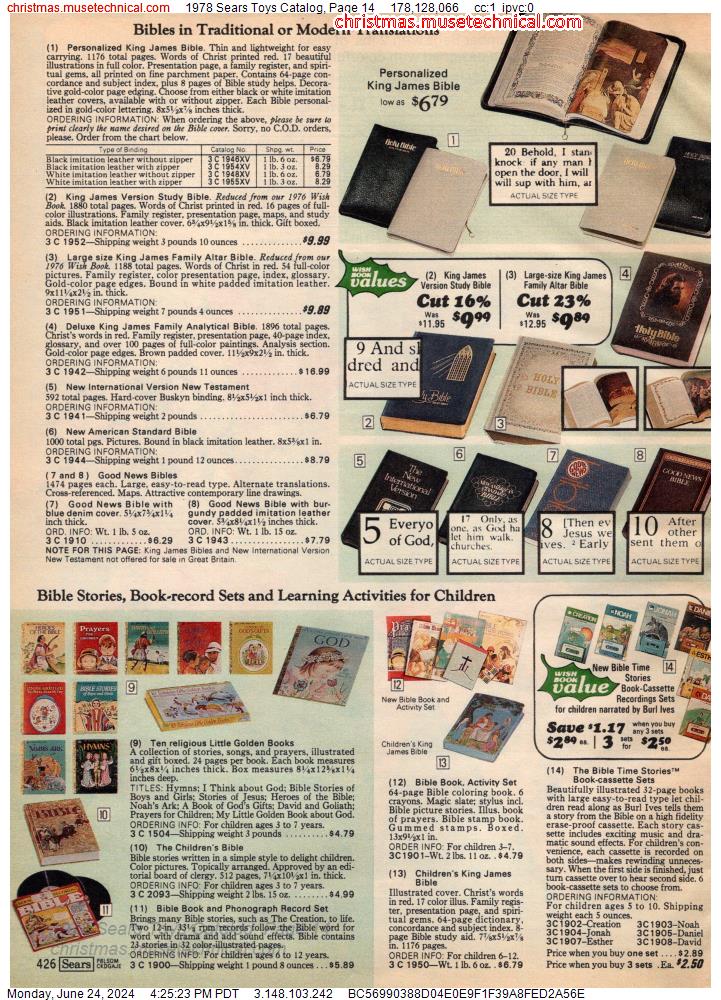1978 Sears Toys Catalog, Page 14