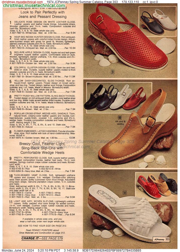 1974 JCPenney Spring Summer Catalog, Page 303
