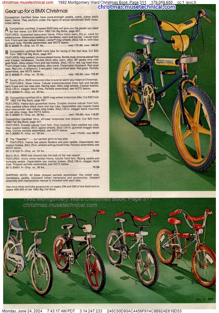 1982 Montgomery Ward Christmas Book, Page 311