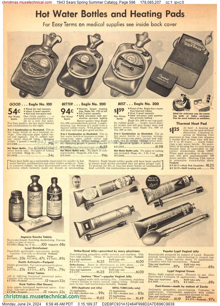 1943 Sears Spring Summer Catalog, Page 596