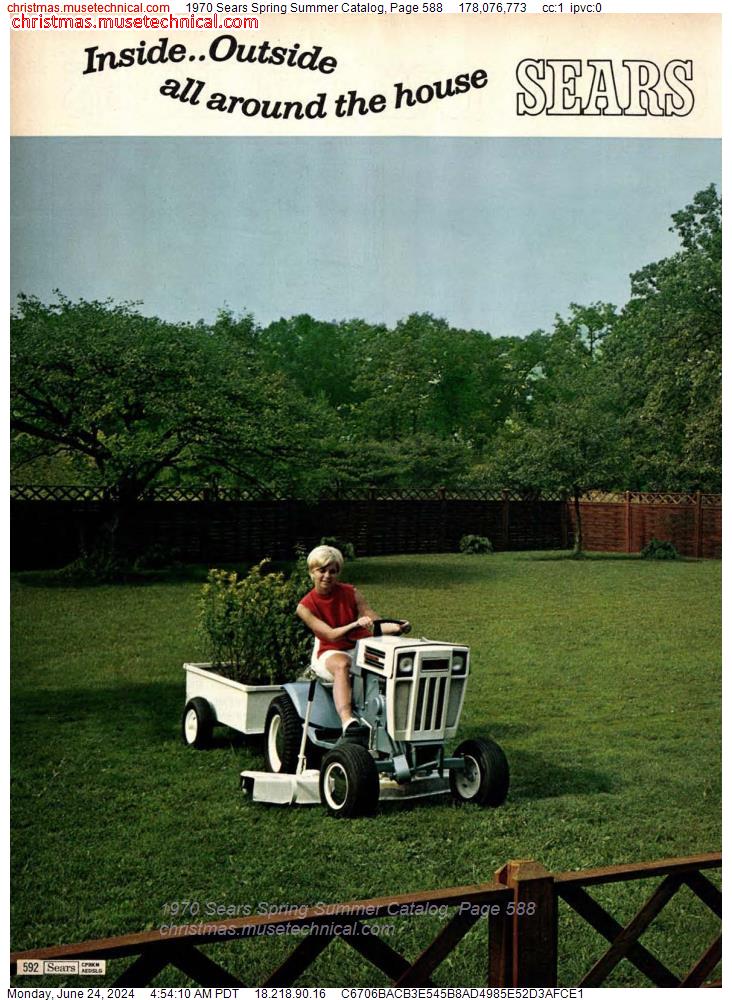 1970 Sears Spring Summer Catalog, Page 588