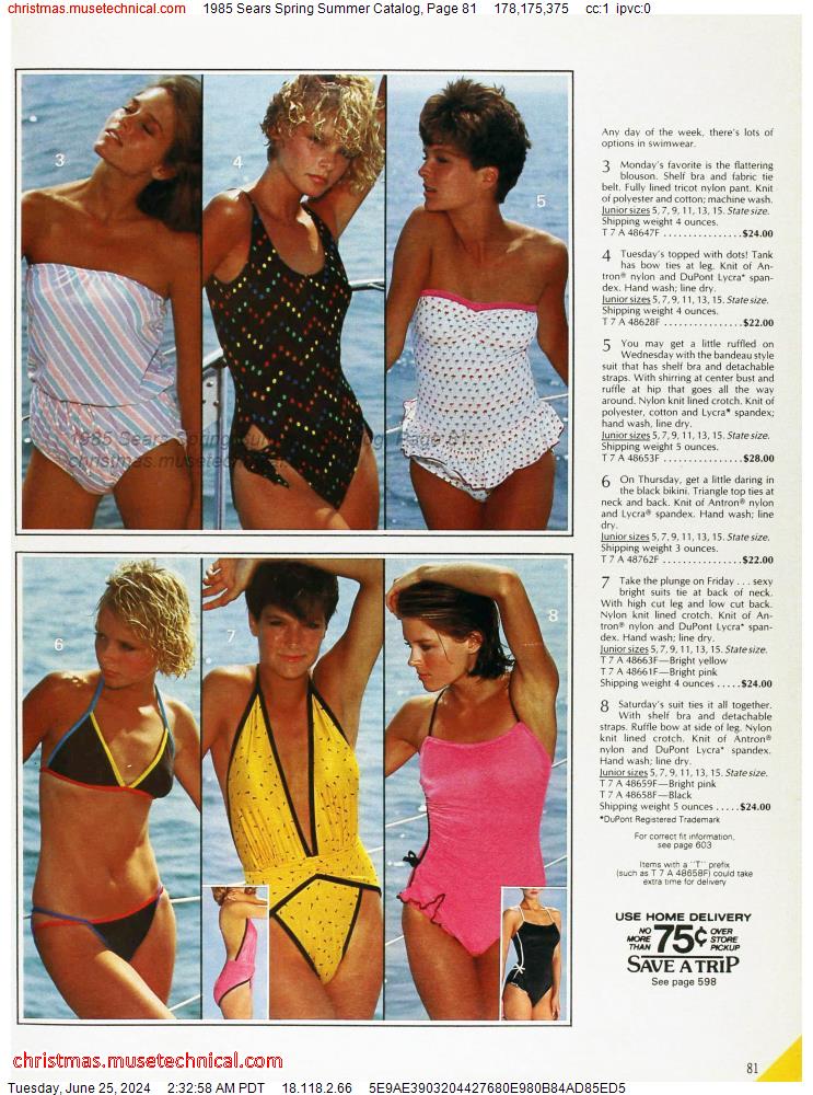 1985 Sears Spring Summer Catalog, Page 81
