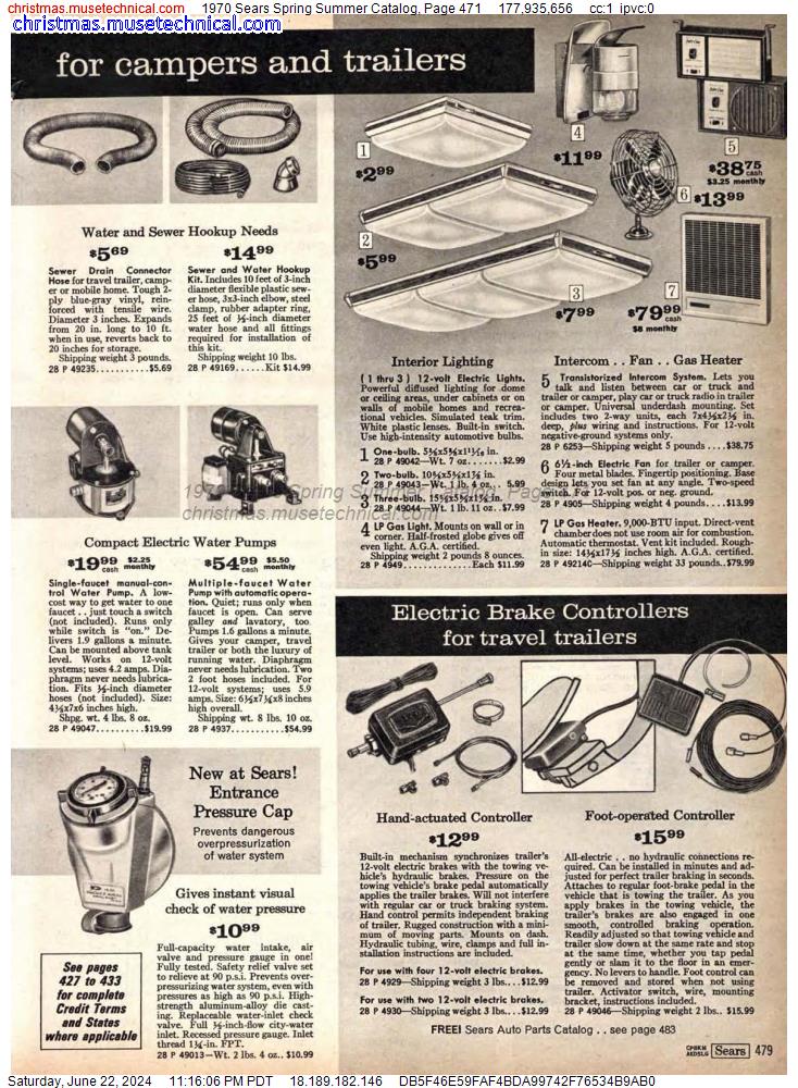1970 Sears Spring Summer Catalog, Page 471