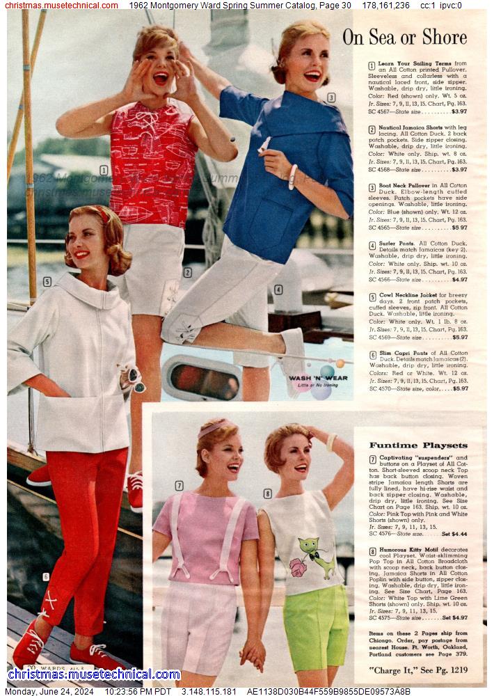 1962 Montgomery Ward Spring Summer Catalog, Page 30