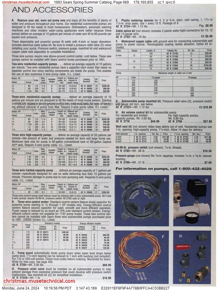 1993 Sears Spring Summer Catalog, Page 989