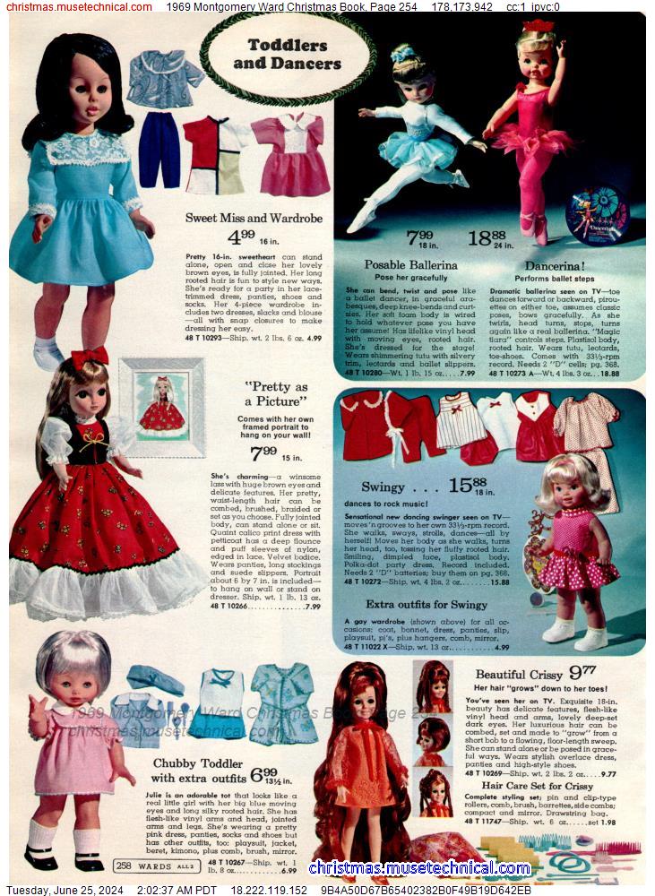 1969 Montgomery Ward Christmas Book, Page 254