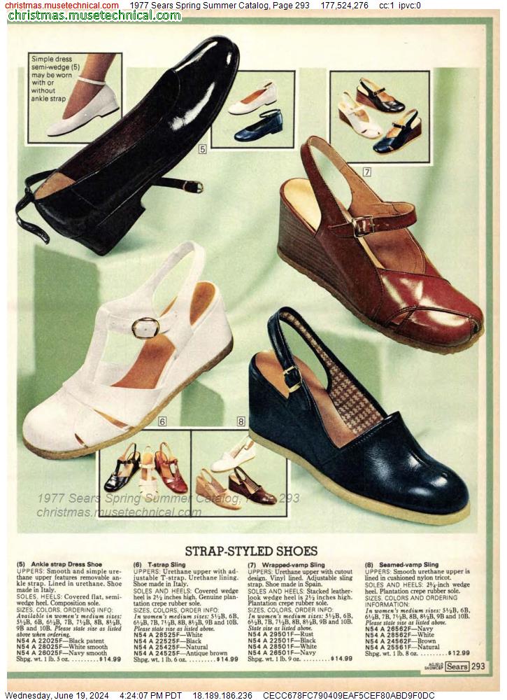 1977 Sears Spring Summer Catalog, Page 293