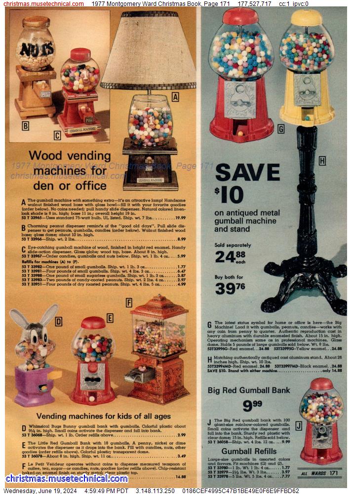 1977 Montgomery Ward Christmas Book, Page 171