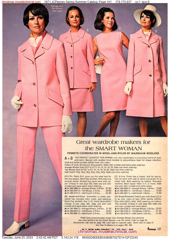 1971 JCPenney Spring Summer Catalog, Page 141