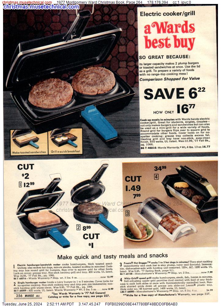 1977 Montgomery Ward Christmas Book, Page 264